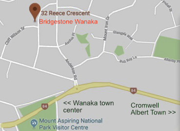 Map to find Bridgestone Tyres Wanaka, New Zealand