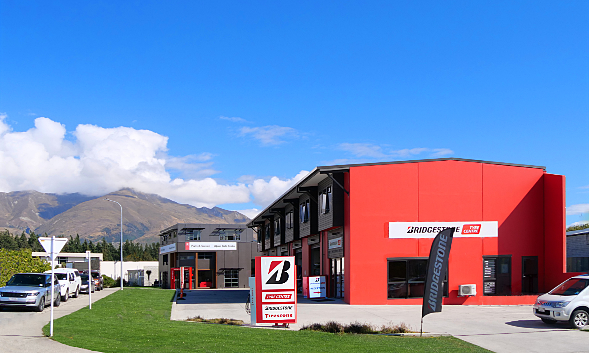 Bridgestone Wanaka workshop at 32 Reece Cres. Wanaka