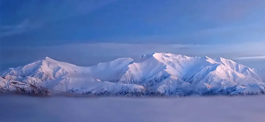 Sunrise on Mt Cardrona range, Wanaka