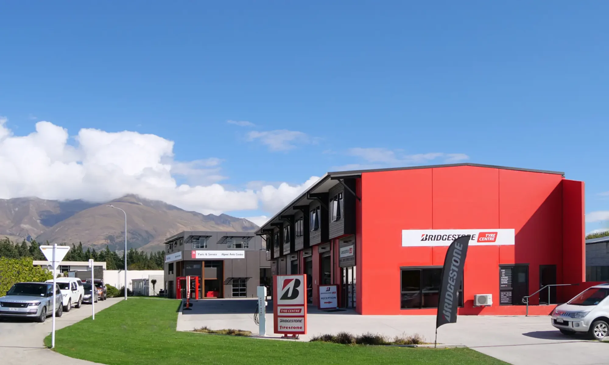Bridgestone Wanaka workshop at 32 Reece Cres. Wanaka